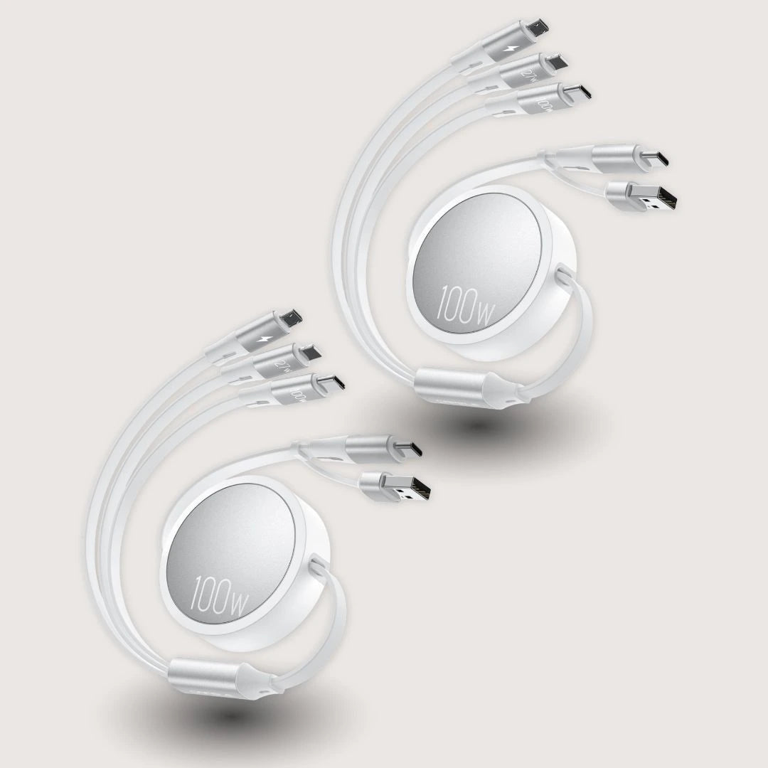 Retracto®: 6-in-1 Retractable Charging Cable for Travel