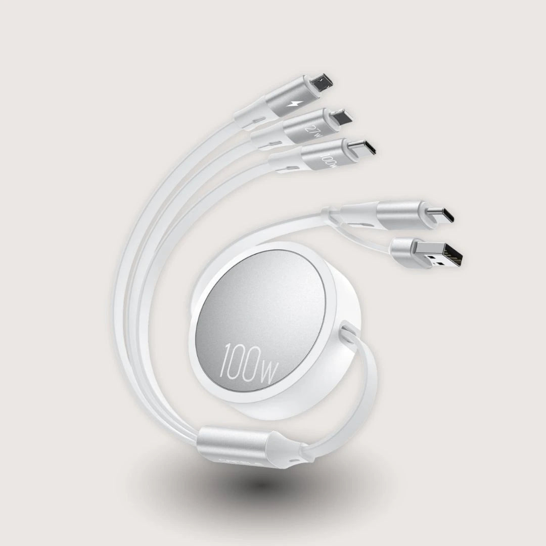 Retracto®: 6-in-1 Retractable Charging Cable for Travel